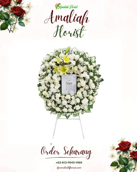 Krans Bunga Duka Sarwogadung